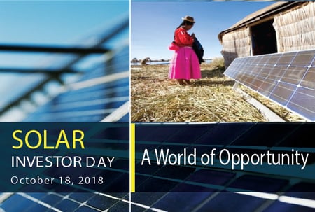 Solar Investor Day