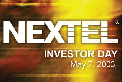 Nextel Investor Day Services